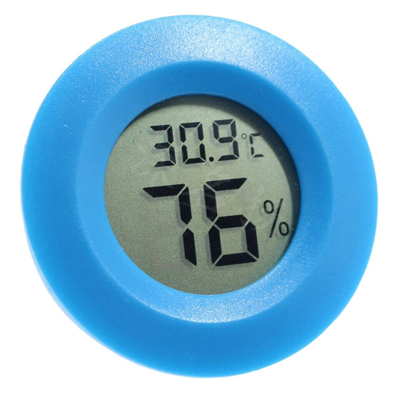 2x Digital Thermometer Humidity Hygrometer Blue For