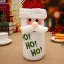 1 pcs Cartoon Santa Wine Bottle Cover Bag Christmas Dinner Xmas Table Decor H5P2