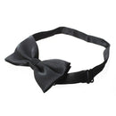 Men Fly Black Bow Tie - Black N8E4