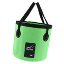 Folding Bucket Water Container Bag for Outdoor Camping Fishing 20L Green