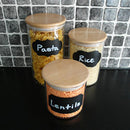Hot8x Multi Shapes Nice Chalk Black Board Mason Jar Labels Stickers Chalkboard L