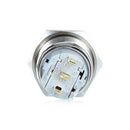 25mm 12V White Stainless Aluminum Switch Latching PushButton Waterproof