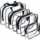 4 Pieces Make-up Bags Travel Toiletry Bag Organizers for Traveling, BusinessK5L3