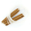18 size 2.0 mm - 10.0 mm bamboo round needle (length: 60 cm) E4V5