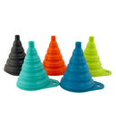 5pcs Kitchen Home Household Mini Food Grade Silicone Folding Telescopi MRD