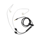 3.5mm Stereo Air Tube Wired Earphone Anti-radiation Binaural Headsets Noise