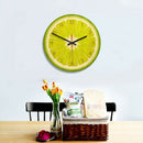 Creative wall clock, European minimalist wooden decorative clock, fruit Sec N6T7