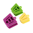 3X Dental Silicone Mouth Bite Block Rubber Mouth Opener Cheek Retractor Prop Kit