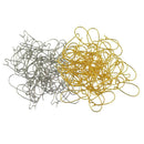 100pcs Brass Metal Kidney Earring Hook Ear Wire For Jewelry Making Findings