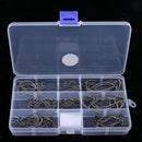 80pcs/box Octopus Fishing Hook Set High-carbon Steel Fishhook Saltwater Bass