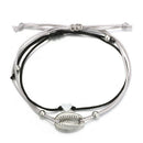 2Pcs/Set Bohemian Shell Heart Rope Chain Bracelet Bangle Women Jewelry Gift â„–[