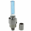 5X(Bike Motorcycle Car Tyre Tire Wheel Stem Caps Blue LED Light Valve Cove Y9I2)