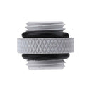 White G1/4 Dual External Thread Hose Connector for PC DIY Water Cooling System