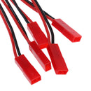 5x 100mm 10cm Male Female Connector JST Plug Cables For RC Battery Helicopters