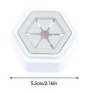 1pcs Hexagon Self Adhesive Towel Holder Hanger Punch Free Bathroom Towel SEAU