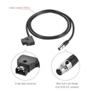 D-Tap Male To (Tinny) MINI XLR 4 Pin Cable Straight Cord 100Cm Cable Length
