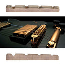 42mm Slotted Brass Metal String Nut for 4-String Electric Bass Guitar Part