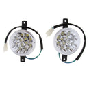 2 X Front LED Headlight Head Light For Jinling JLA-13T-2 JLA-11-10 JLA-12-10