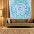 Boho Wall Tapestry Beach Towel Blanket Home Carpet (Mandala01)(150x130cm) SN9F