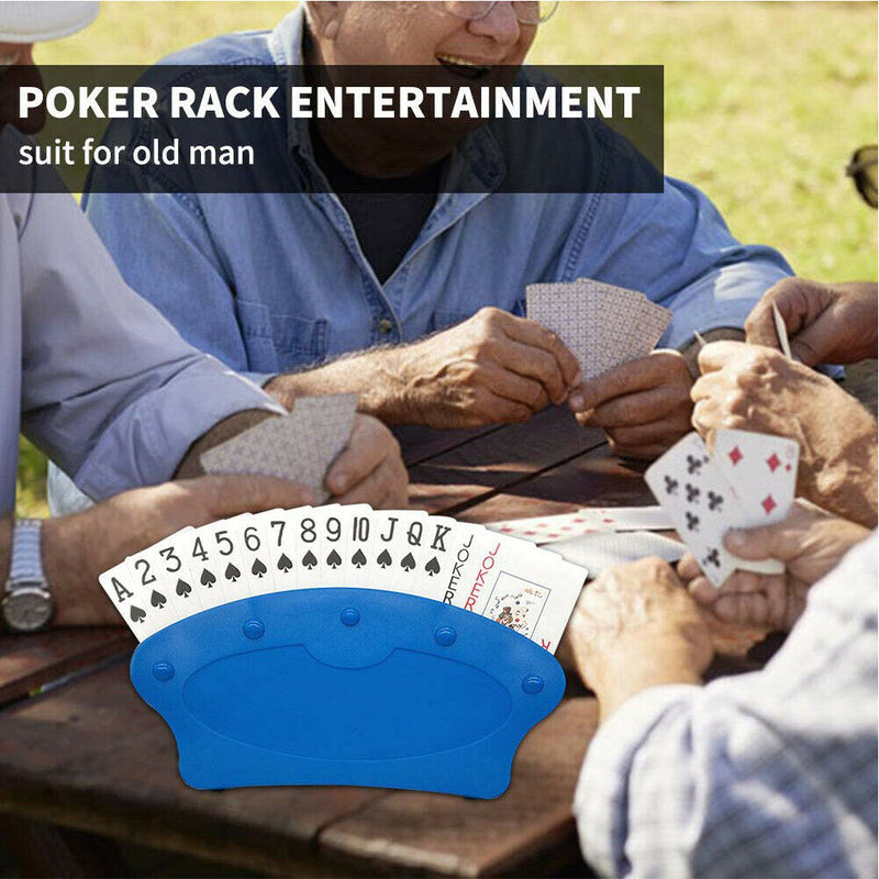 Lazy Poker Party Hands Free Portable Playing Card Holder Game Organizes