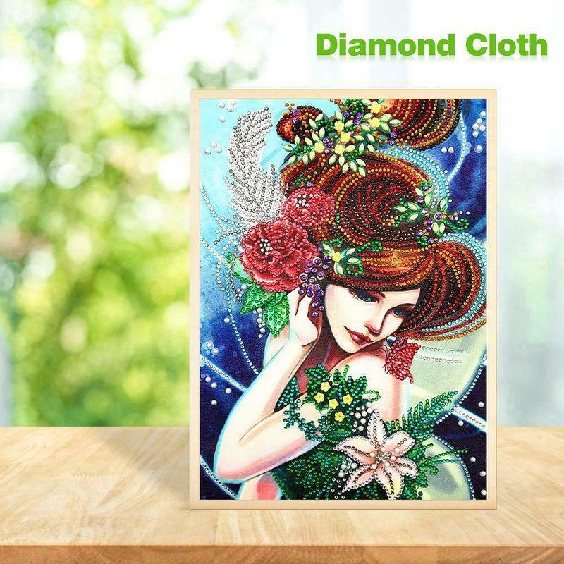 5D DIY Special Shaped Diamond Painting Beauty Cross Stitch Mosaic Craft Kit