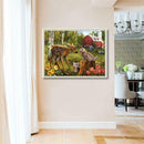 5D DIY Full Drill Diamond Painting Deer Nature Cross Stitch Decor (04)