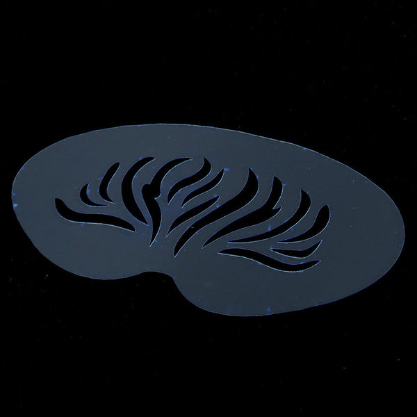 1 Set Fancy Tiger Face Paint Stencil Eyes Paint Template Halloween Makeup