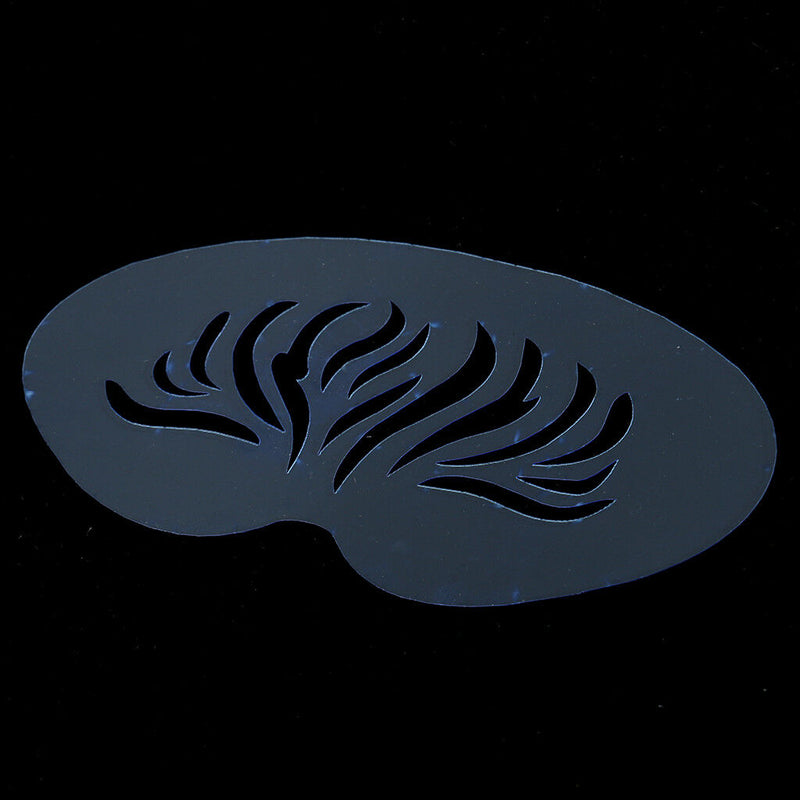 1 Set Fancy Tiger Face Paint Stencil Eyes Paint Template Halloween Makeup