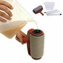 1Set Paint Roller Brush Sponges Flocked Edger Multifunctional Roller New A5P7