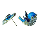 Rhinestone Bird Stud Earrings D5D1