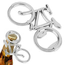 Bicycle Shaped Beer Bottle Opener Wedding Anniversary Party Keychain Novelt P8W3