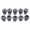 10Pcs/Set Ultra Precision ER16 1-10MM Spring Collet Set For CNC Milling Lathe U5
