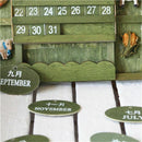 Retro rustic creative bilingual furniture Mediterranean can hang wood manua L7C2