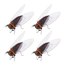 4Pieces Realistic Insect Animal Pot Hanger Fridge Magnet Garden Decor Cicada