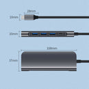 Type C USB C USB 3.1 to HDMI Type-C 3 USB 3.0 Adapter Hub For Macbook Pro