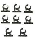 8x NYLON TUBE HOLDER CLIPS - Paddle/Boat Hook/Oar/Stern Pole Light Storage