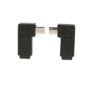 Micro USB Male to Mini USB Female 90 Degree Converter Data Adapter