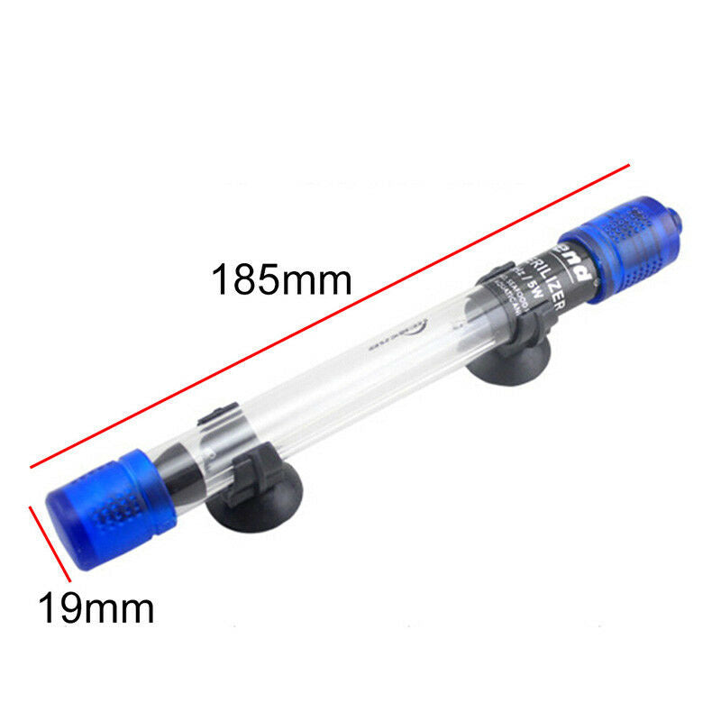 7w submersible aquarium light uv sterilizer algae elimination water clean lamp Z