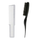 2x Soft Teasing Hair Brush Salon Comb Extensions Smooth Wig