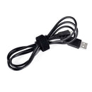 50Pcs Reusable Black Cable Cord Nylon Strap Hook & Loop Ties Tidy Organiser Tool