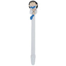 2pcs Cute nurse doctor ballpoint pen black refill school student station- Bj