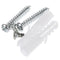 18cm Solar 4 LED stainless steel house number light solar lamp house number