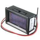 12V Lead Acid Battery Status Indicator Capacity Dual LED Display Tester Met E2F5
