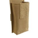 2pcs Nylon Molle Single Mag Pouch Magazine Pouch Molle Tourniquet Pouch Tan
