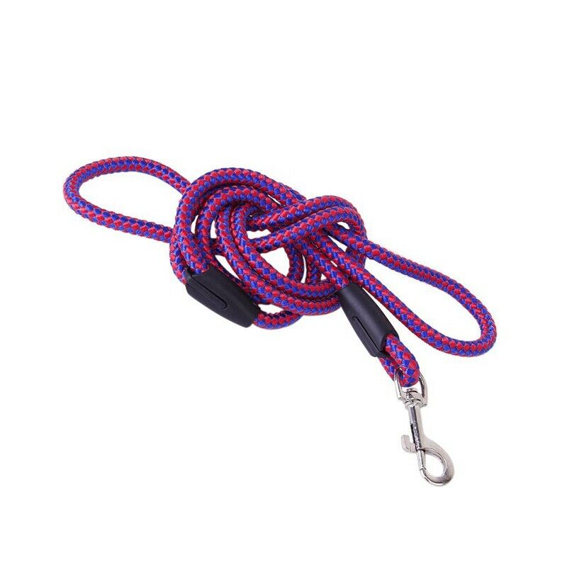 Braided Nylon Pet Dog Leash Lead Rope - M---Random Color