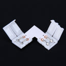 10Pcs LED Strip Connector 2pin 10mm L Shape Splitter No soldering Connector