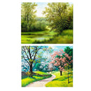 DIY Full Round Drill Diamond Painting - Spring Summer Tree - DIY Home Decor