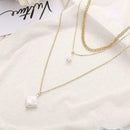 Multi-layer 3 layers Choker Necklace Collar Statement NecklacesGift Pendant M5H8