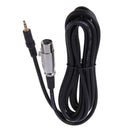 8.2inch XLR Female To 3.5mm 1/8'' Male Plug Mic Microphone Sound Cord Cable