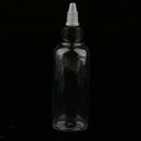 Pack of 10 100ml Empty Plastic Squeeze Bottles with Twist Top Cap Suit for